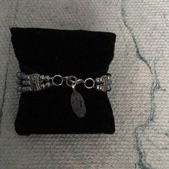 SOLD Bracelet, silver tone - Picture 2 of 2
